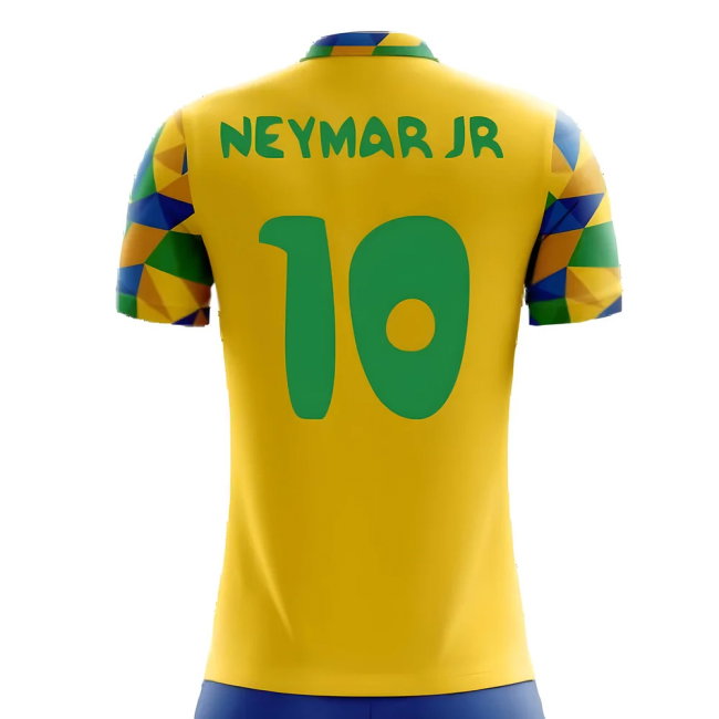 2025-2026 Brazil Home Concept Football Shirt (Neymar Jr 10)-SoccerKits Hub | Buy Soccer Jerseys Online
